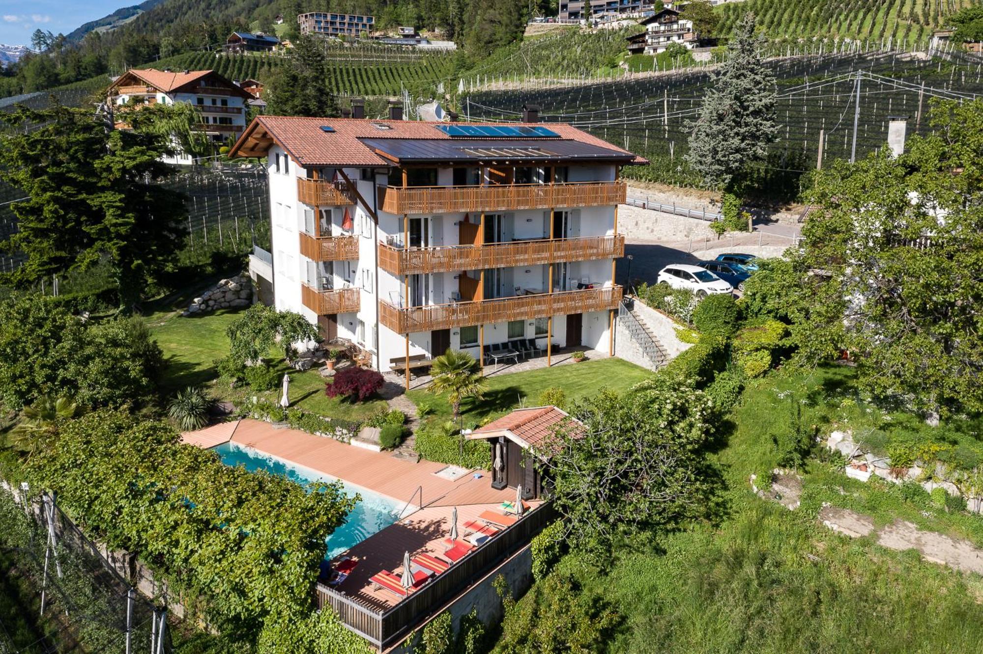 Aparthotel Haus Artus Schenna Exteriér fotografie
